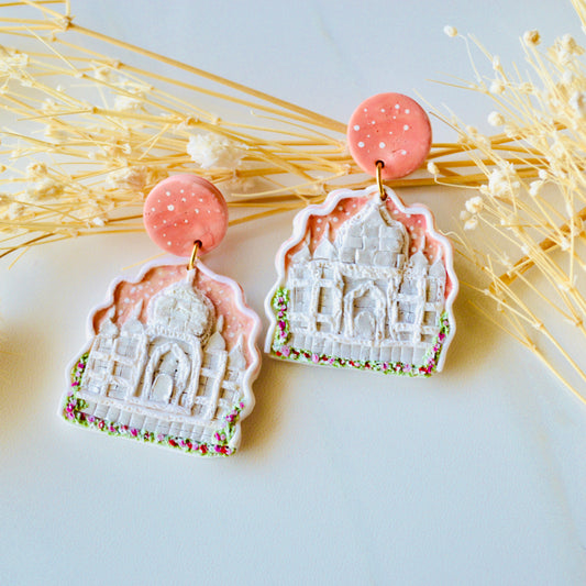 handcrafted polymer clay earrings